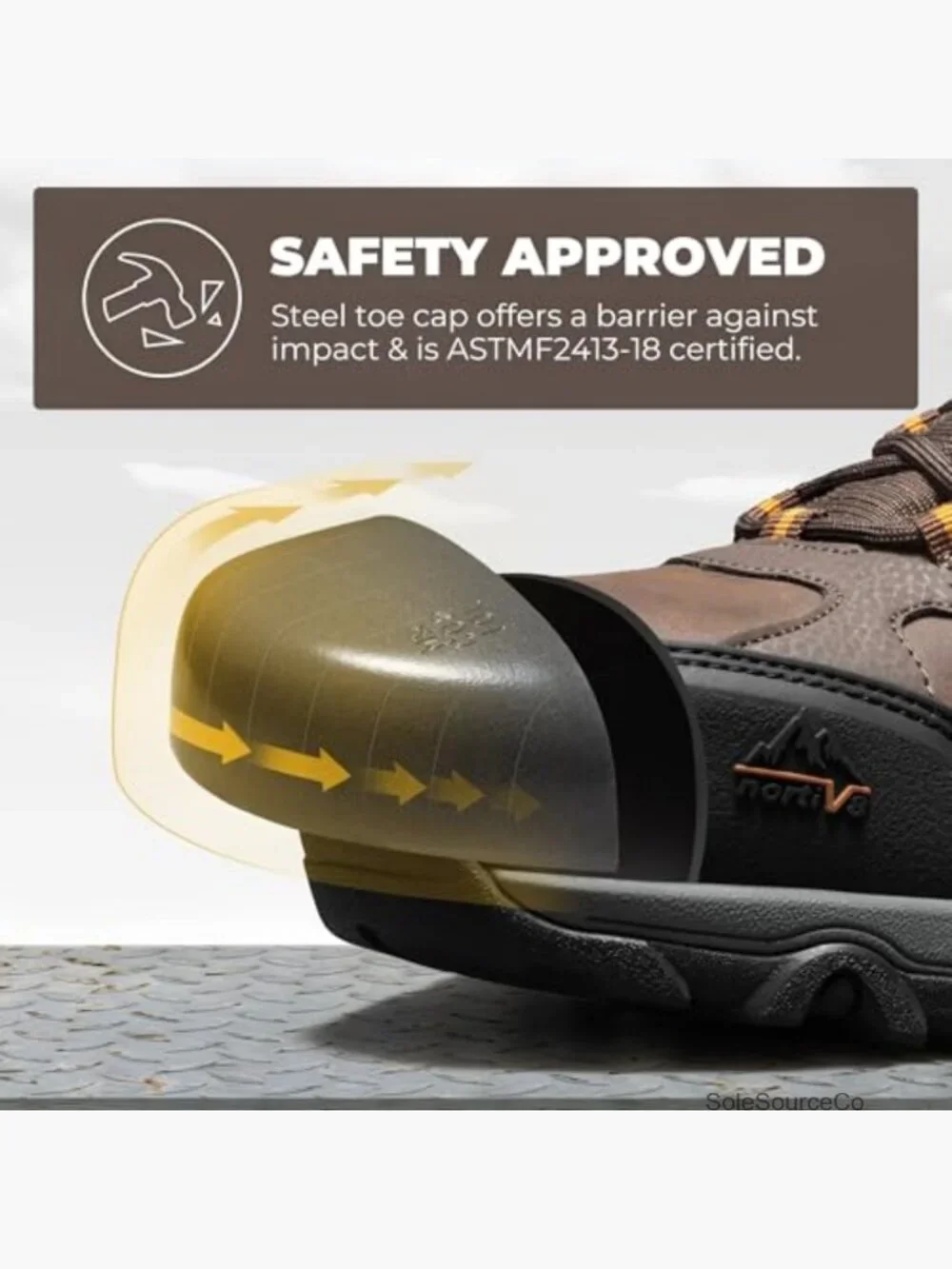 Steel Toe Waterproof Work Boots Slip Resistant Industrial Boots